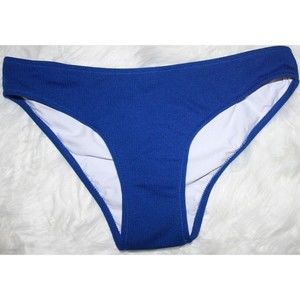 Women's Navy Blue  Swimsuit Bottom Sz S   Summer Fun Swim Lake Ocean NWT